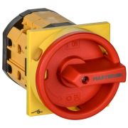 Переключатель кулачковый40А (сх. 10) закрытая рукоятка авар. IEK MI-CS12-040-010